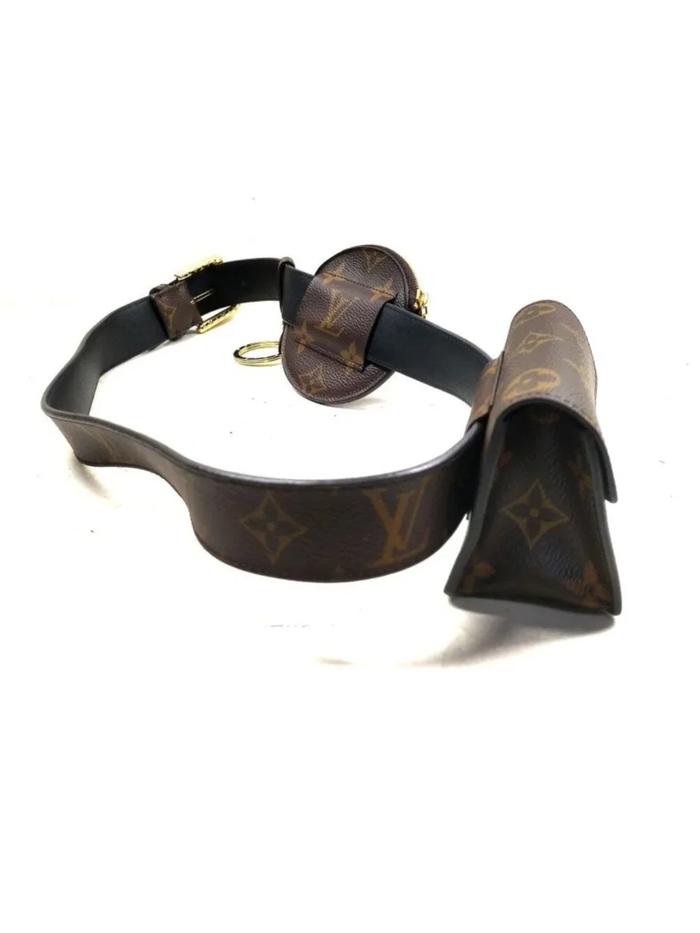 Authentic Louis Vuitton Monogram Multi-Pocket Utility Belt Bag
